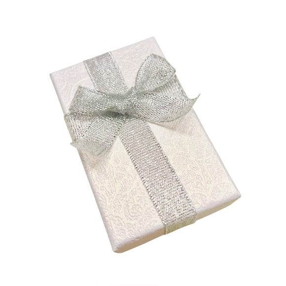 LOFT Elegant Gold-Toned, Clear, Peach Post Back Earrings - Picture 4 of 4